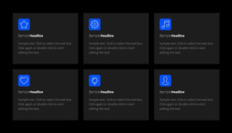 What We Do, Our Services - Modern One Page Template