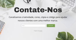 Página Inicial Para Soluções De Consultoria De Email