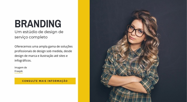 O mundo da criatividade digital Landing Page