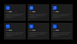 Ne Yapıyoruz, Hizmetlerimiz Şablon HTML CSS Duyarlı