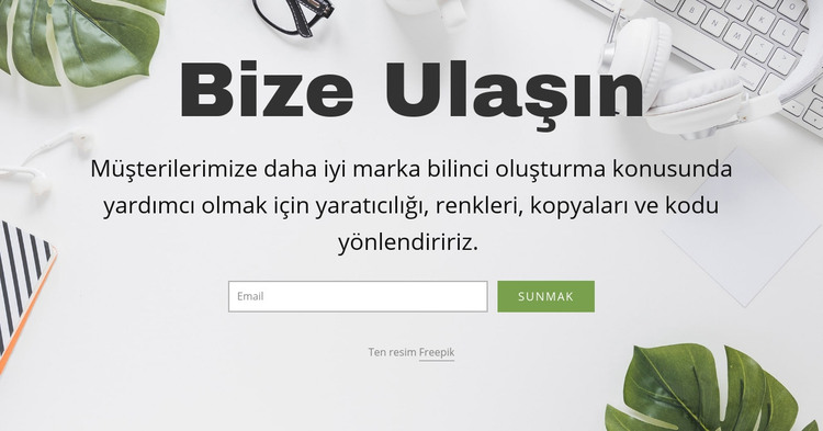 E-posta danışmanlık çözümleri HTML Şablonu