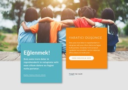 Çocuklar İçin Öğrenme Aktiviteleri - Ücretsiz Html5 Tema Şablonları