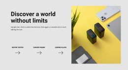 World Without Limits Free CSS Website Template