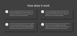 How Our Work Works CSS Template