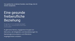 Überschriften Und Text Responsive Site