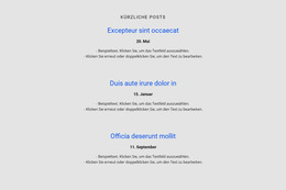 Listen-Repeater Mit Zeitplan - Einseitenvorlage