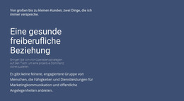 HTML-Seitendesign Für Überschriften Und Text