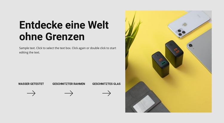 Welt ohne Grenzen Website design