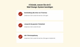 Exklusive Landingpage Für Listen-Repeater Mit Diensten