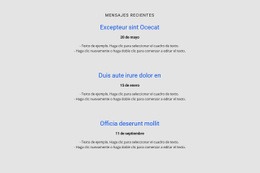 Repetidor De Lista Con Horario: Plantilla HTML5 Moderna