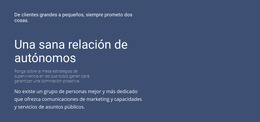 Encabezados Y Texto: Plantilla De Sitio Web Adaptable