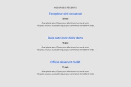 Superbe Conception De Site Web Pour Répéteur De Liste Avec Horaire