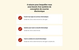 Répéteur De Liste Avec Services Conception De Sites Web