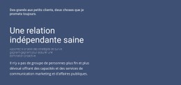 Titres Et Texte Site Réactif