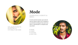 Agence De Mode - Modèle De Page HTML