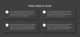 How Our Work Works Html Code Example