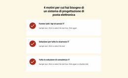 Elenco Ripetitore Con Servizi - Modello Di Mockup Del Sito Web