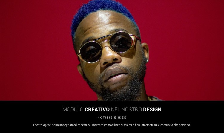 Design creativo in studio Mockup del sito web