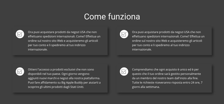 Come funziona il nostro lavoro Modello Joomla