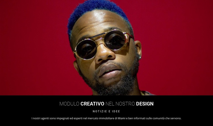 Design creativo in studio Modello