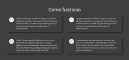 Come Funziona Il Nostro Lavoro - Tema WordPress Premium