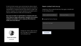 Neem Contact Op Voor Meer Informatie - Beste CSS-Sjabloon