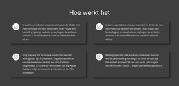 HTML-Pagina Voor Hoe Ons Werk Werkt