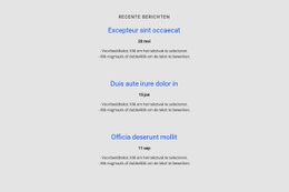 Geweldig Website-Ontwerp Voor Lijst Repeater Met Tijdschema