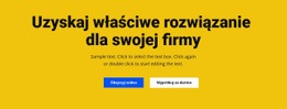 Nagłówek, Tekst I Przycisk