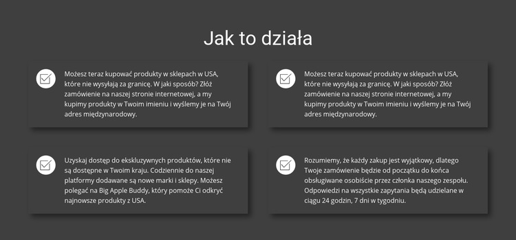 Jak działa nasza praca Motyw WordPress