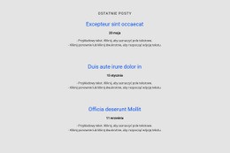 Świetny Projekt Strony Internetowej Dla Lista Przemienników Z Harmonogramem