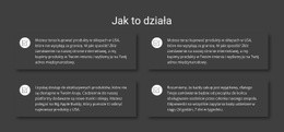Gotowy Do Użycia Projekt Witryny Dla Jak Działa Nasza Praca