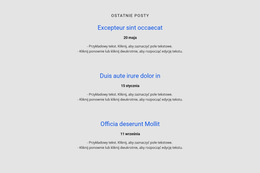 Lista Przemienników Z Harmonogramem - Szablon Strony Biznesowej Premium