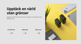 Värld Utan Gränser - HTML-Webbplatslayout