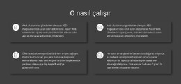 İşimiz Nasıl Çalışıyor Için HTML5 Duyarlı