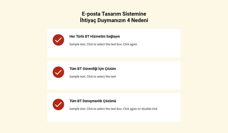 Tekrarlayıcıyı hizmetlerle listeleyin HTML Şablonu