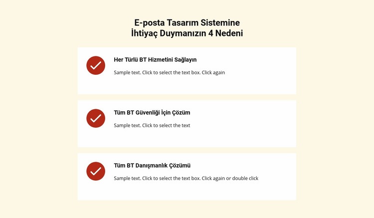 Tekrarlayıcıyı hizmetlerle listeleyin HTML5 Şablonu