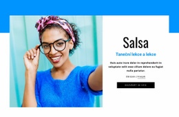 Kurzy Salsa Tance – Bezplatná HTML Šablona