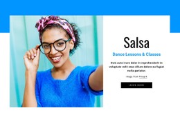 Free CSS Layout For Salsa Dance Classes