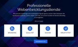 Website-Design Für Professionelle Webentwicklungsdienste