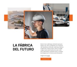 Fábrica Industrial: Página De Destino Profesional Personalizable