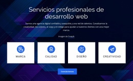 Servicios Profesionales De Desarrollo Web: Plantilla HTML5 Lista Para Usar