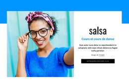 Mise En Page CSS Gratuite Pour Cours Et Cours De Danse