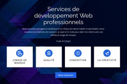 Services De Développement Web Professionnels – Excellente Page De Destination