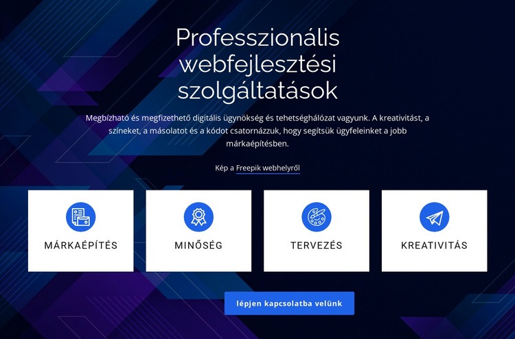 Webfejlesztési szolgáltatások Weboldal tervezés