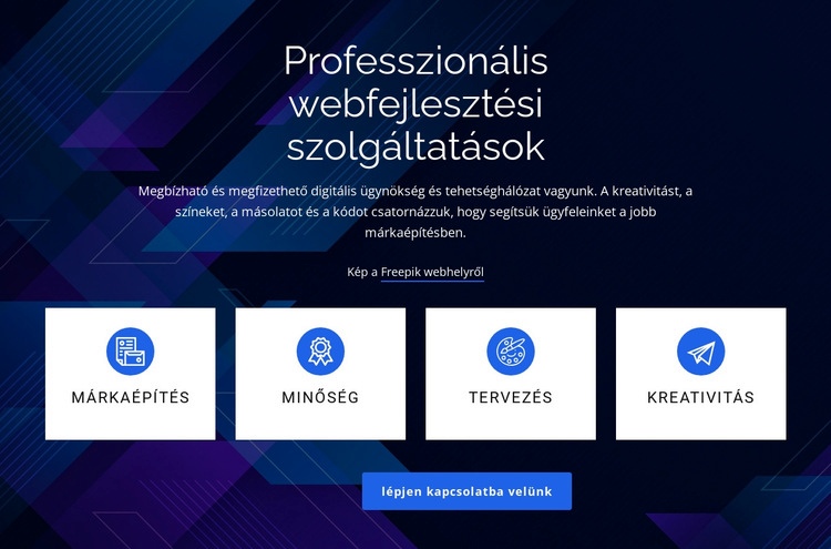 Webfejlesztési szolgáltatások WordPress Téma