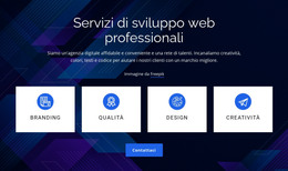 Pagina Web Per Servizi Di Sviluppo Web Professionali