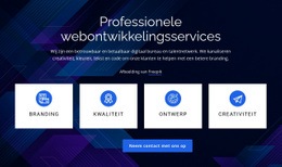 Professionele Webontwikkelingsservices - Geweldige Bestemmingspagina