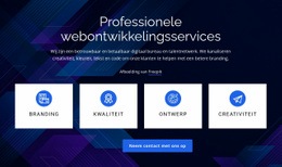 Professionele Webontwikkelingsservices - Klaar Voor Gebruik HTML5-Sjabloon