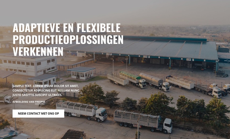 Productieoplossingen Website ontwerp